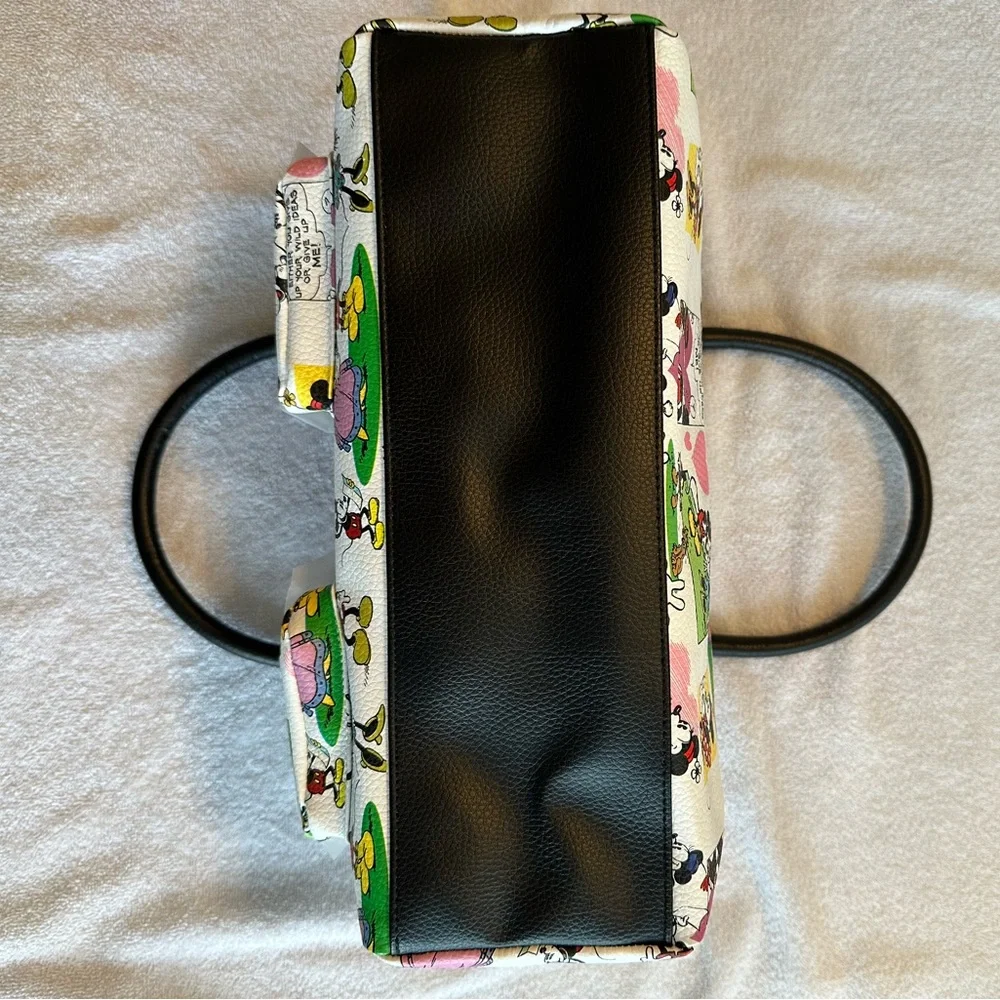 Disney Parks Retro Mickey Mouse Minnie Mouse Animated Comic Strip Bag  Purse NWT